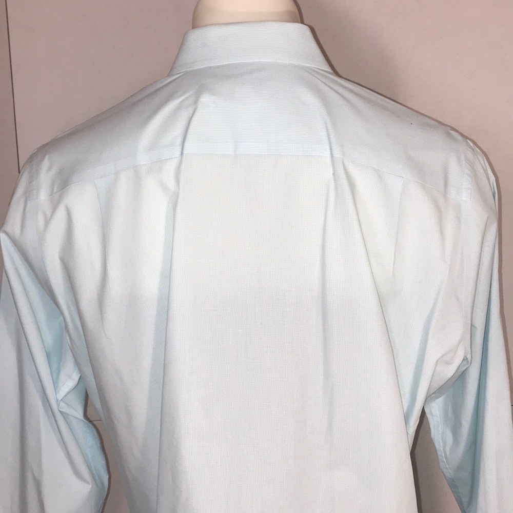 Merona Men’s Button Down Dress Shirt Size Large - Picture 5 of 8